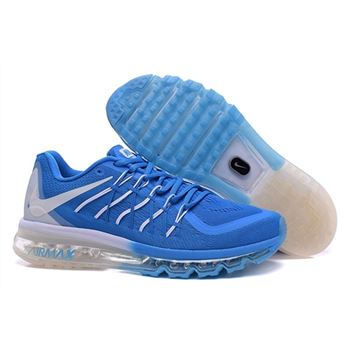 Air Max 2015 Nike Men Running Shoes Blue White